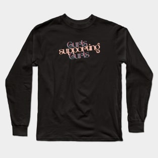 Curls Supporting Curls 1 Long Sleeve T-Shirt